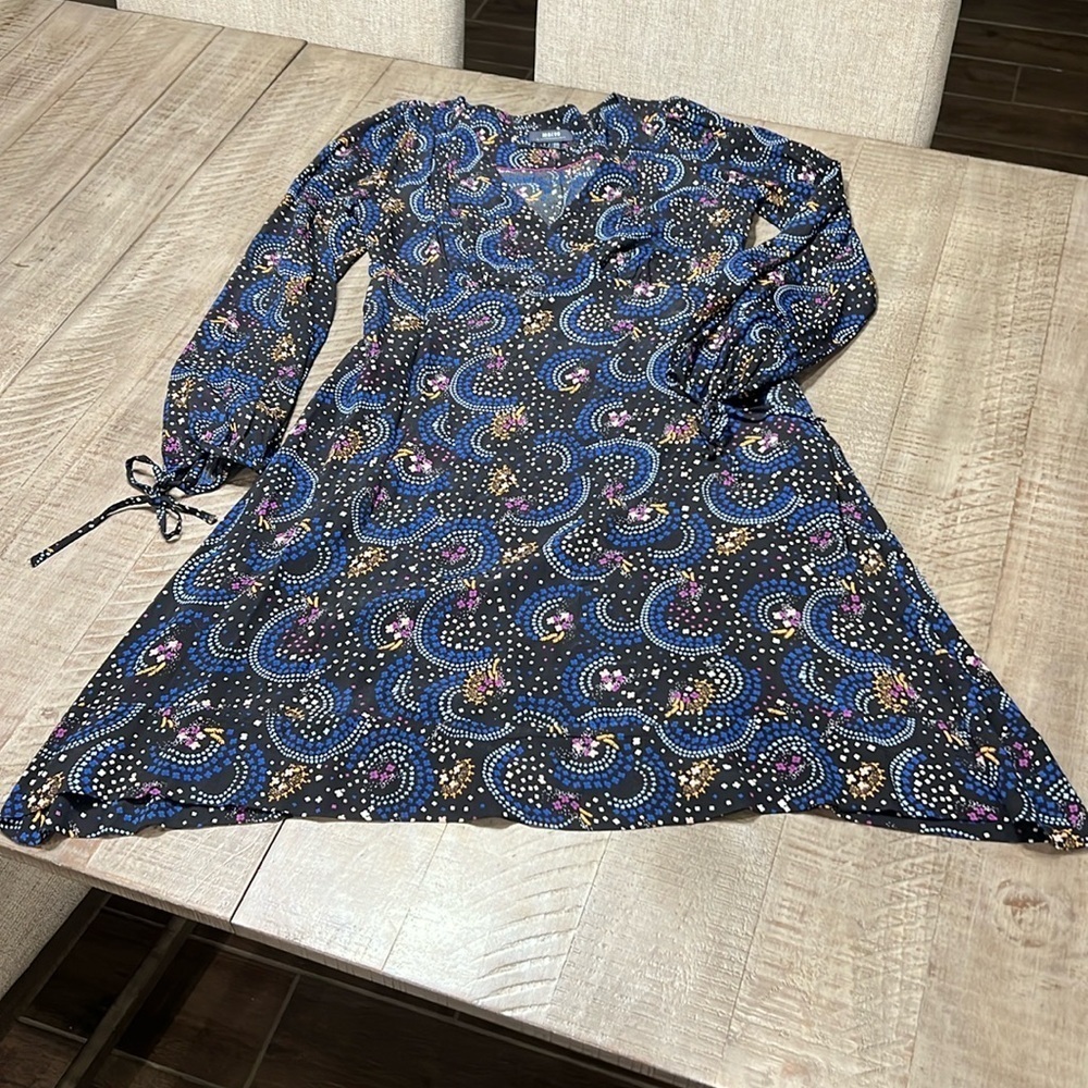 ANTHROPOLOGIE Maeve Gianna Tunic Dress Star Galaxy Print NWOT